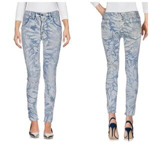 NWT CYCLE Italy Stretch Printed Jeans Jeggings 28 S